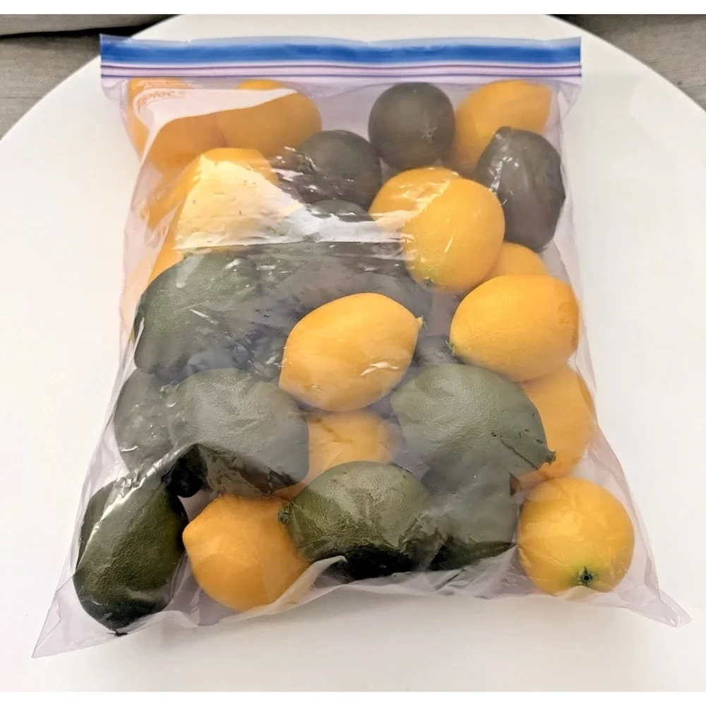 Threshold Vase Filler Limes & Lemons 40 Pcs - 1 Full Bag 30 Pieces & 1 Box of 10